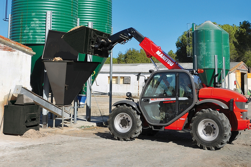 曼尼通Manitou 627 24固定式伸缩臂叉装车 