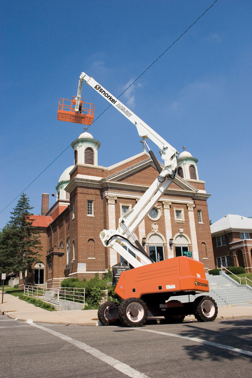 美国斯诺克Snorkel A85JRT曲臂高空作业平台