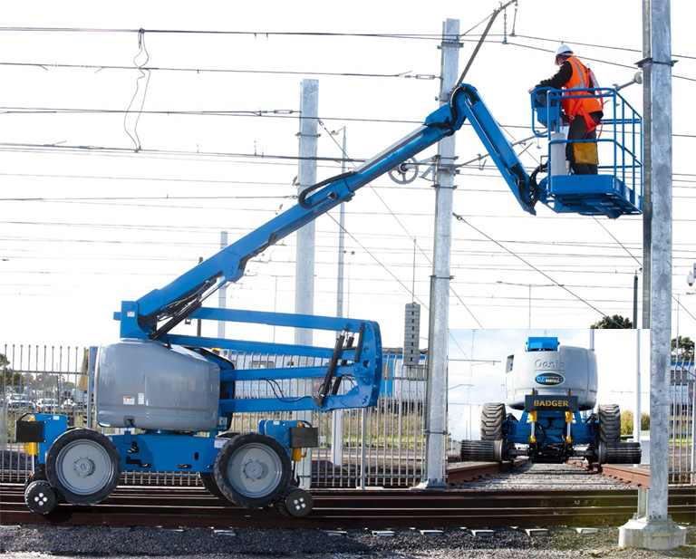 意大利聚力Genex铁路轨道两用高空作业平台