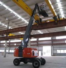 曲臂自行走高空作业车运用案例